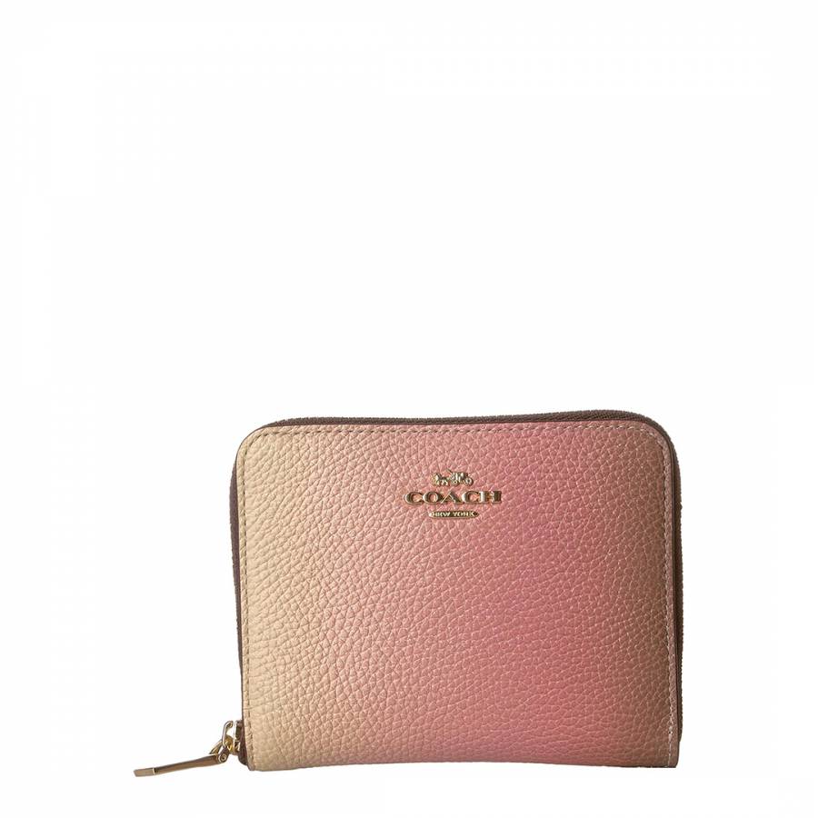 Pink Ombre Small Zip Around Wallet - BrandAlley