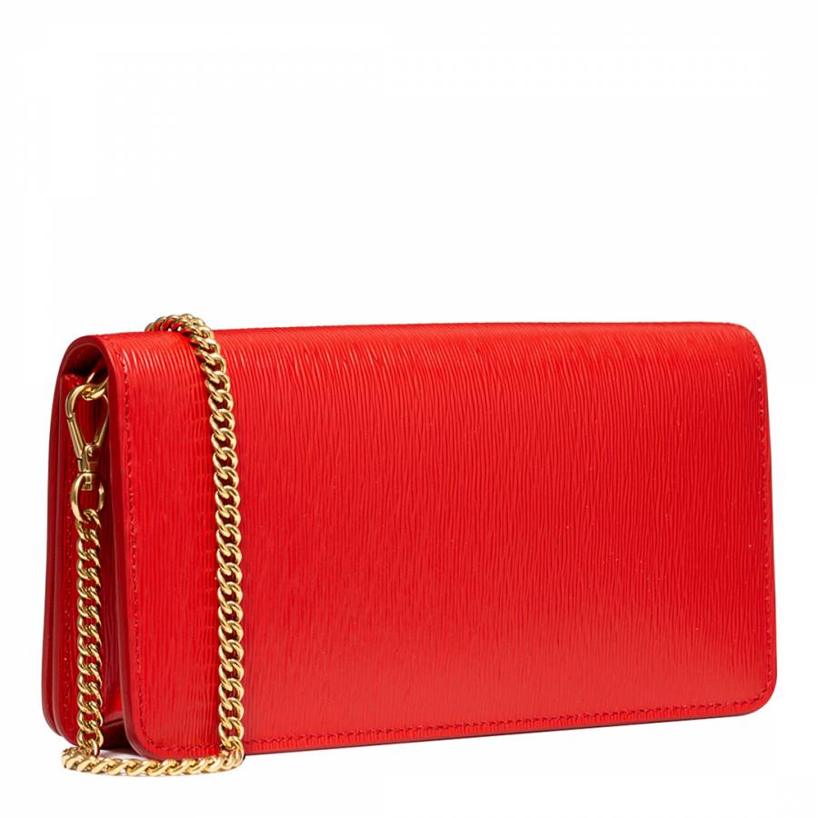 Red Leather Crossbody Bag - BrandAlley