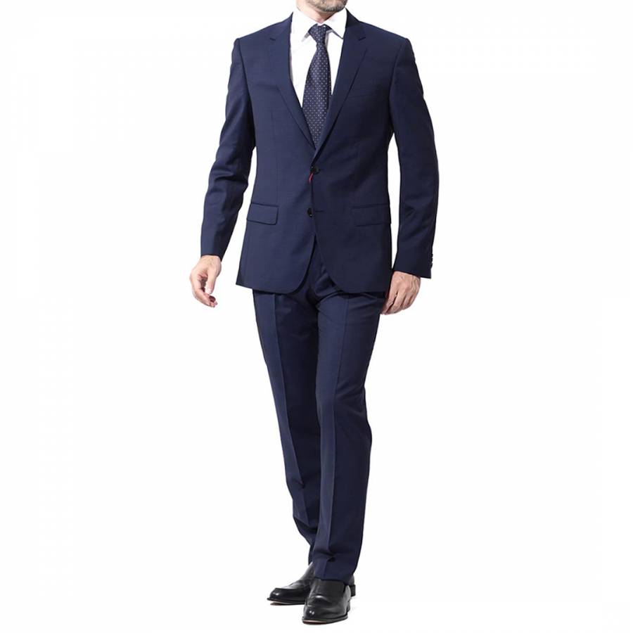 Navy Huge1/Genius Cotton Suit - BrandAlley