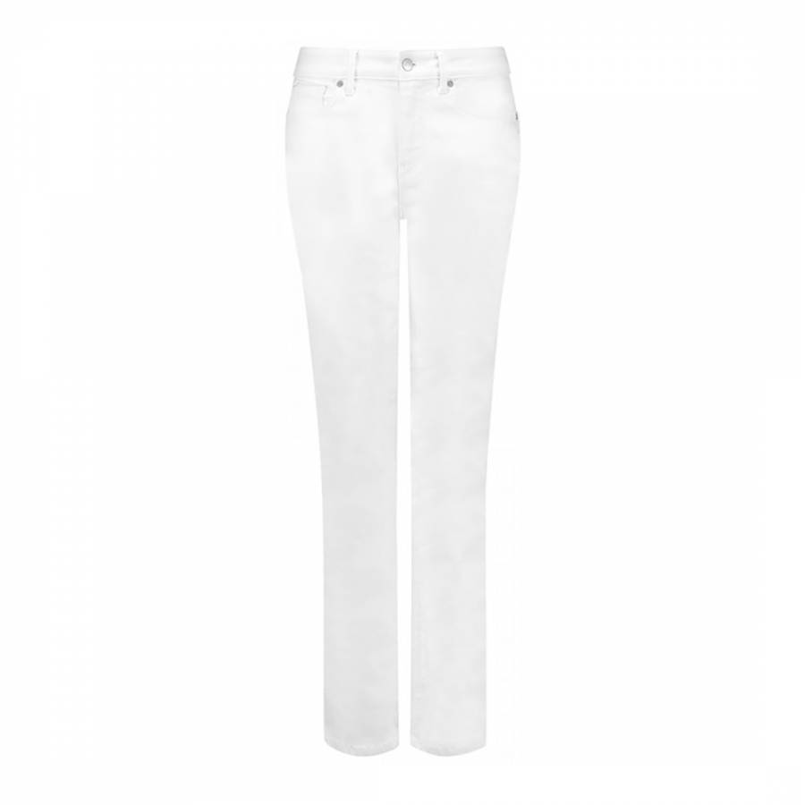 White Marilyn Straight Jeans - BrandAlley