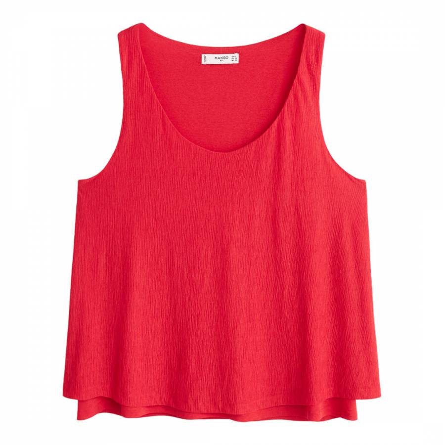 Red Double Layer Top - BrandAlley