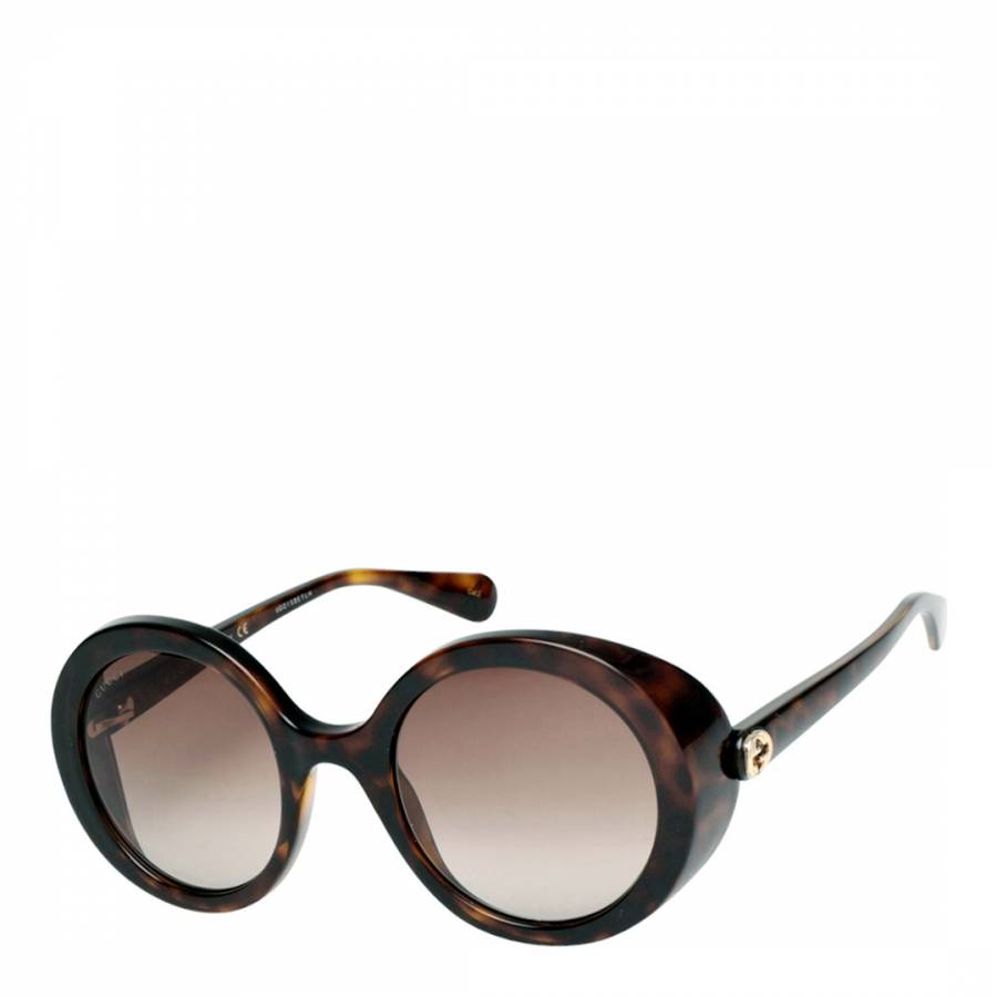 Womens Havana Gucci Sunglasses 53mm Brandalley
