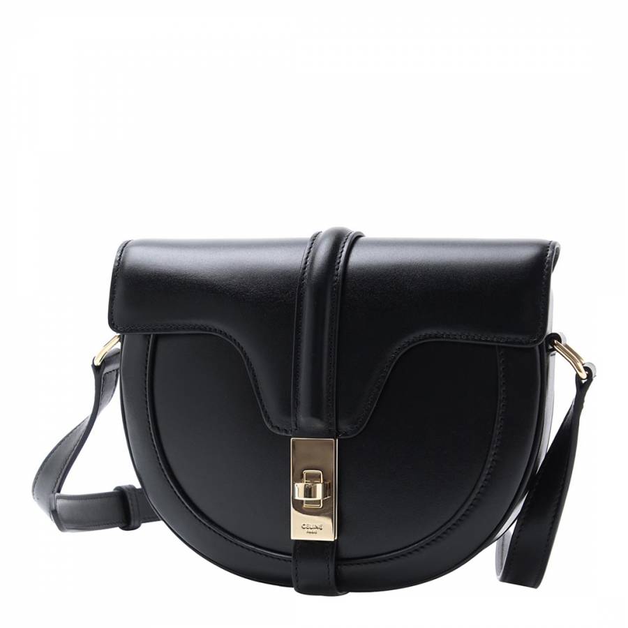 Black Small Besace 16 Leather Bag - BrandAlley