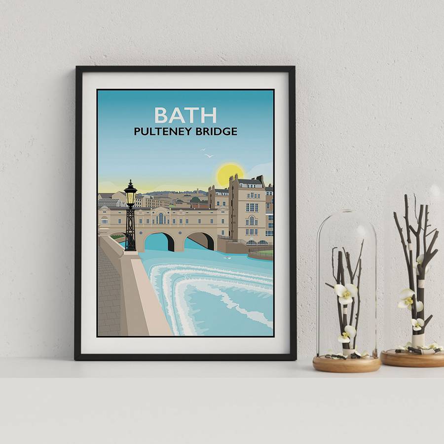 Pulteney Bridge, Bath Framed Print - BrandAlley