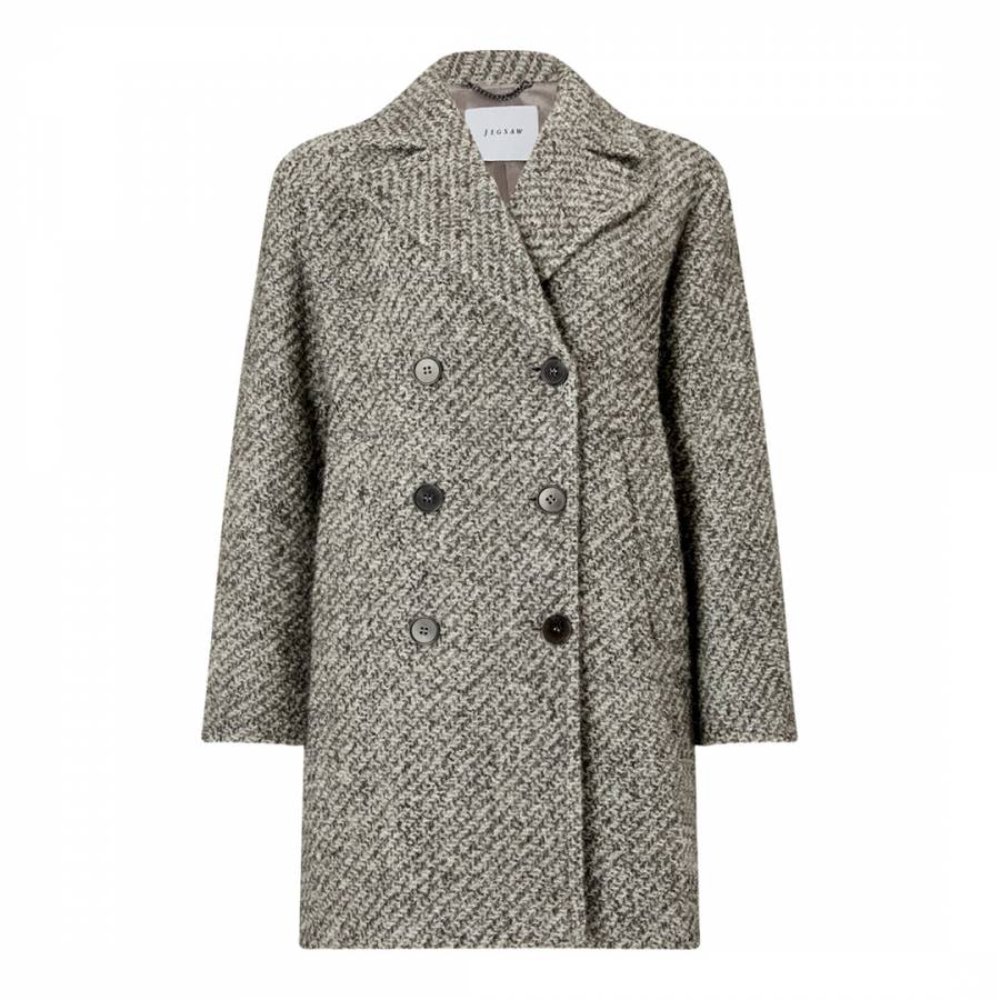 Jigsaw boucle hotsell tweed coat