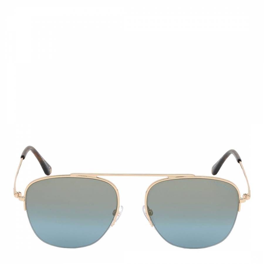 Men's Gold/Blue Tom Ford Sunglasses 56mm - BrandAlley