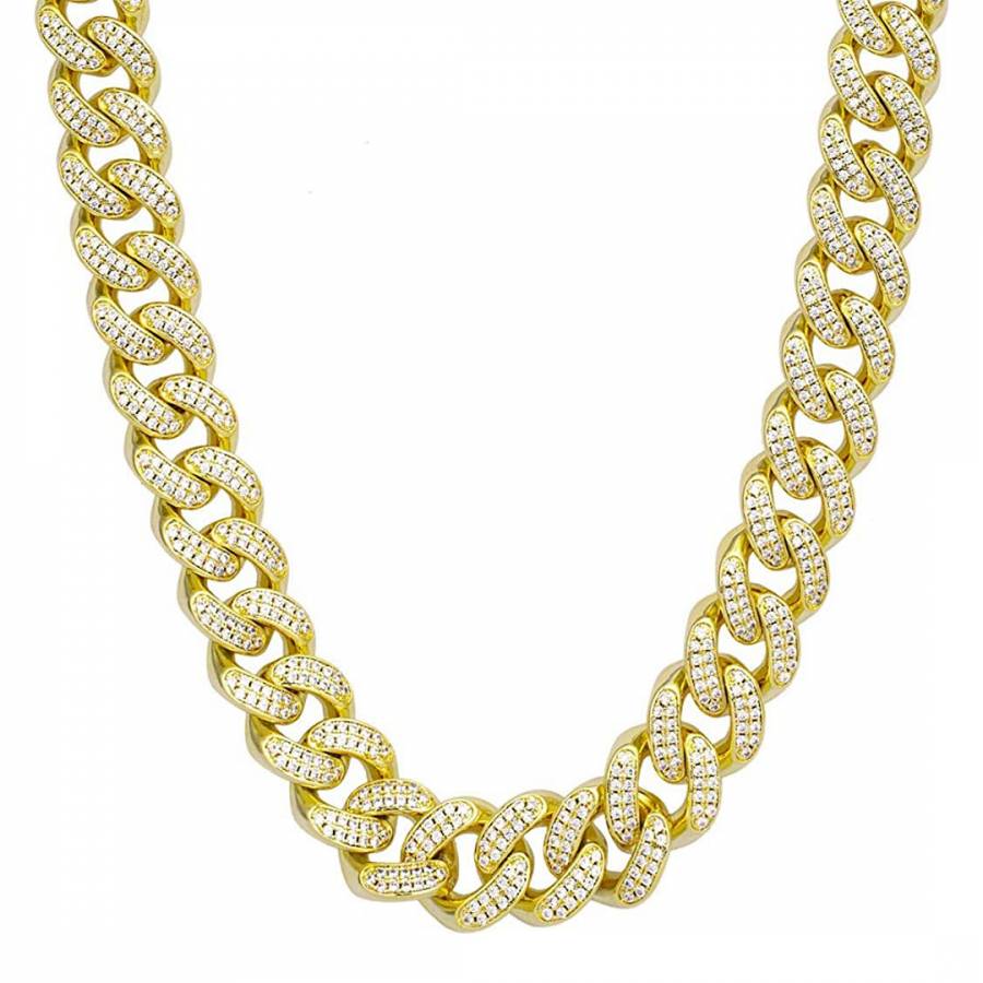 18K Gold Link Necklace - BrandAlley