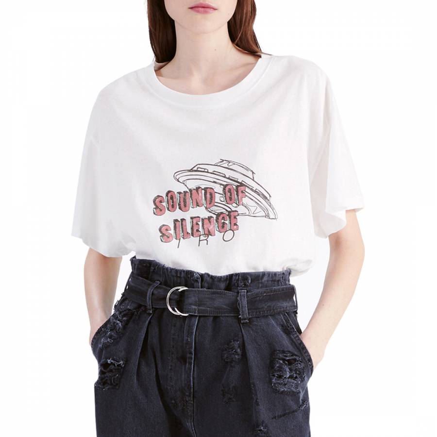 Off White Inderibly Cotton T-Shirt - BrandAlley