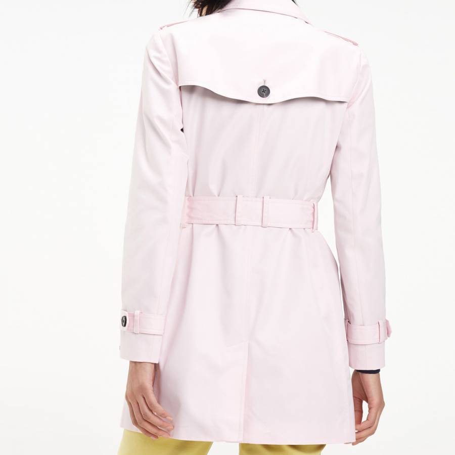 Lilac Belted Cotton Trench Coat - BrandAlley