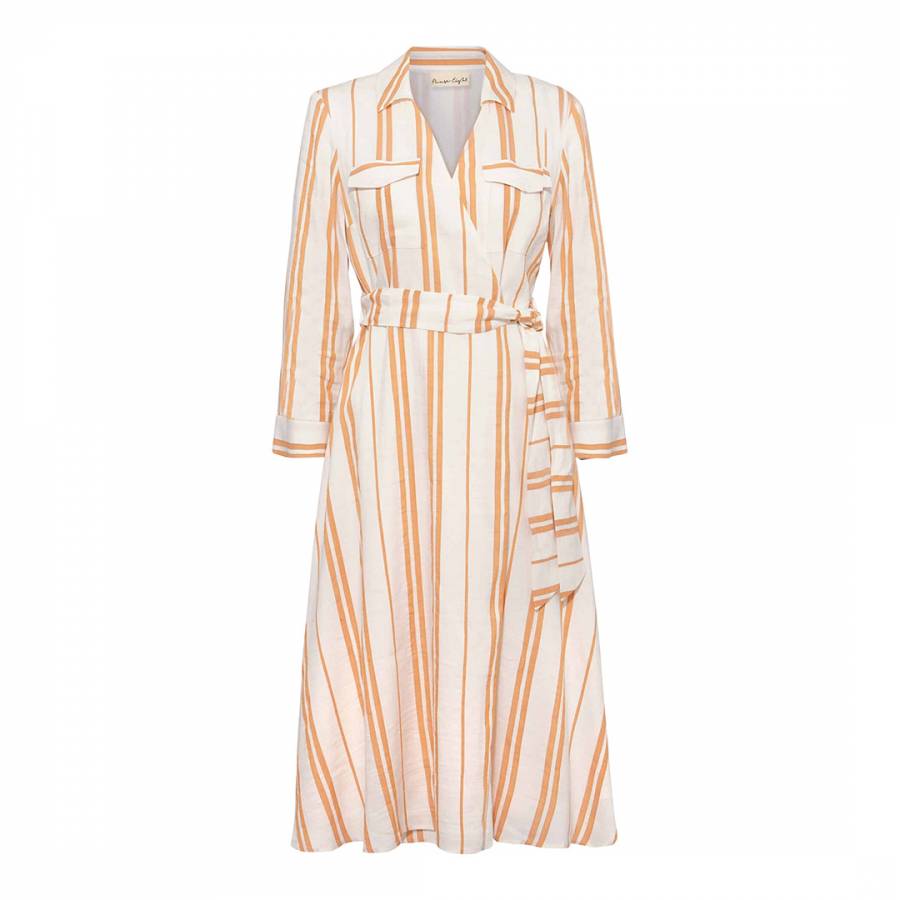 Orange Stripe Zabel Dress - BrandAlley