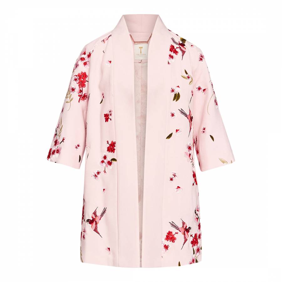 Light Pink Isolede Spring Kimono - BrandAlley