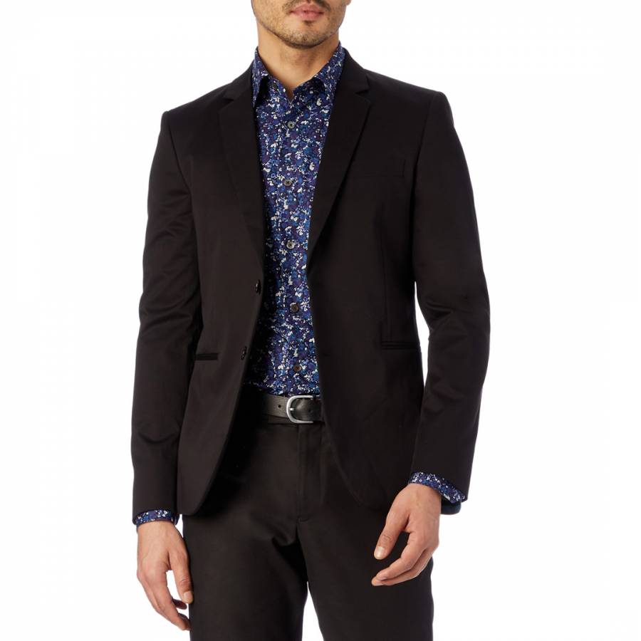 Navy Lined Tailored Jacket - BrandAlley
