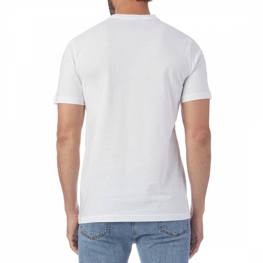 White Pocket Print Regular T-Shirt - BrandAlley