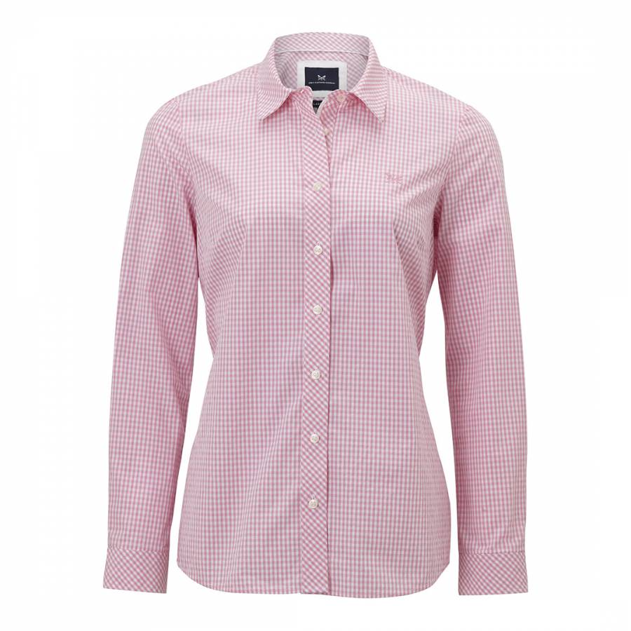 Pink Gingham Classic Shirt - BrandAlley