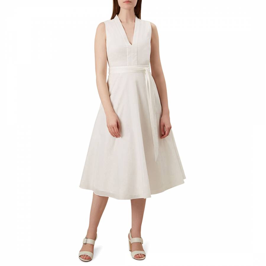 White Regina Dress - BrandAlley