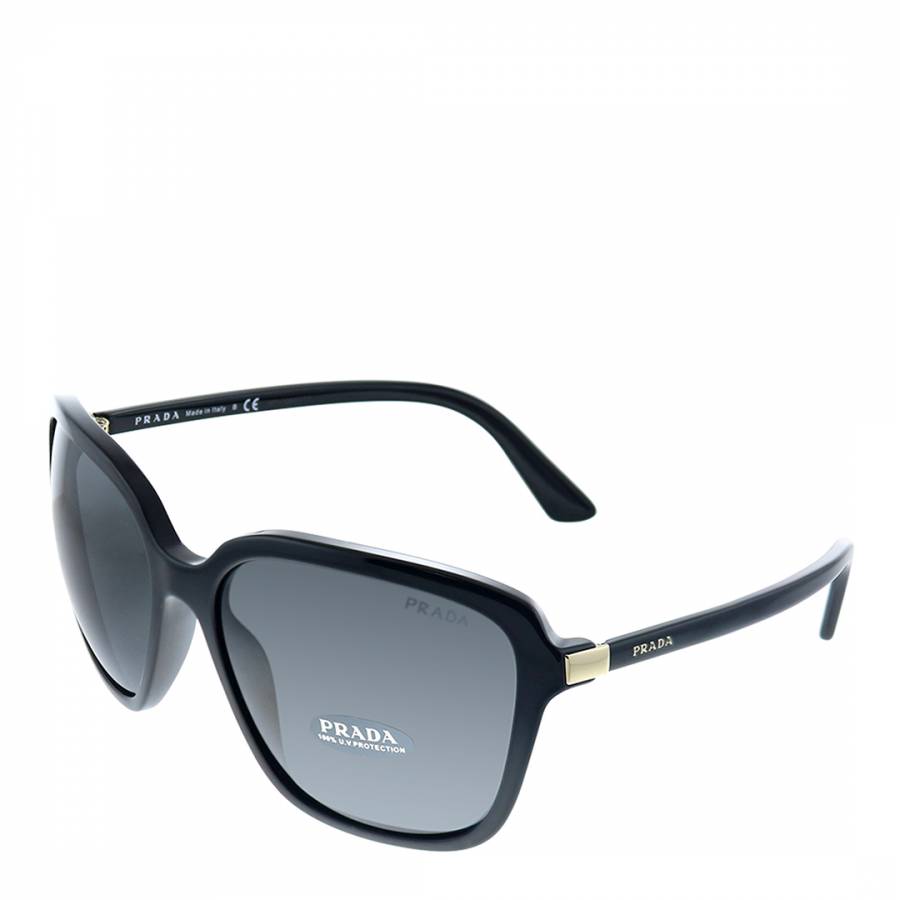 Women's Black Prada Sunglasses 58mm - BrandAlley
