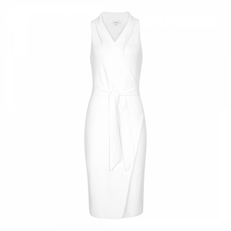 White Macy Halter Dress - BrandAlley