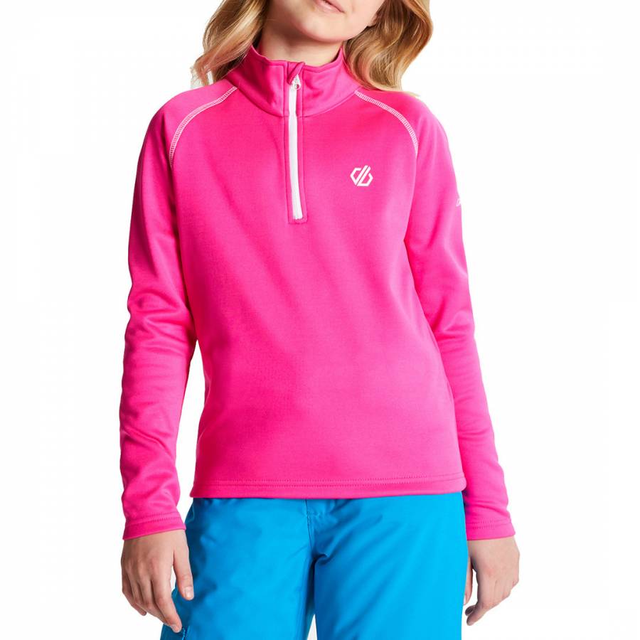 Cyber Pink Consist Core Stretch Midlayer - BrandAlley