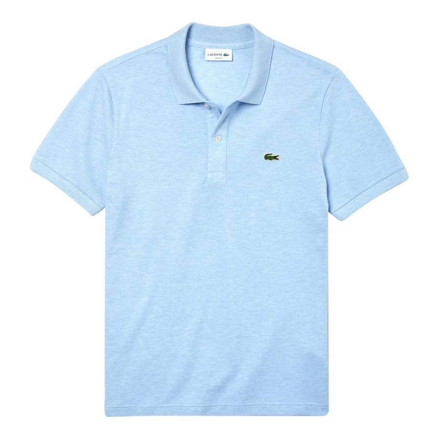 Pale Blue Slim Fit Polo Shirt - BrandAlley
