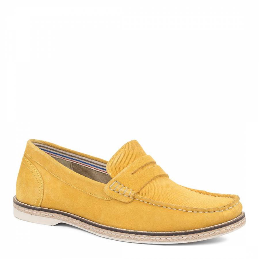Yellow Casual Moccasins - BrandAlley