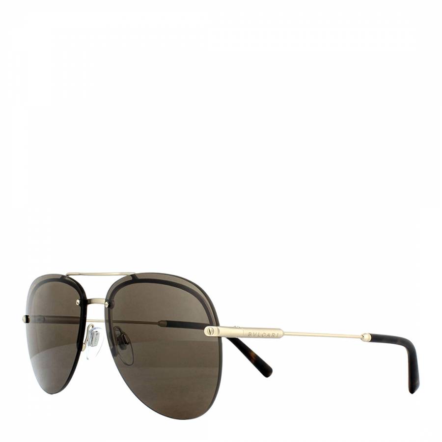 Unisex Black Bvlgari Sunglasses 60mm - BrandAlley