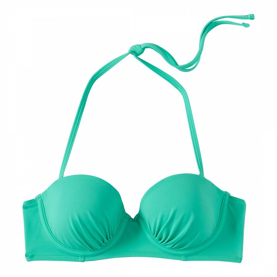 Green Portlet Bikini Top - BrandAlley