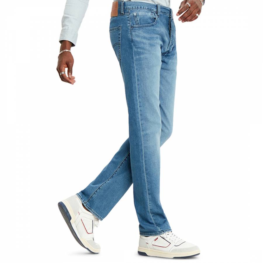 Mid Blue 501® Original Stretch Jeans - BrandAlley