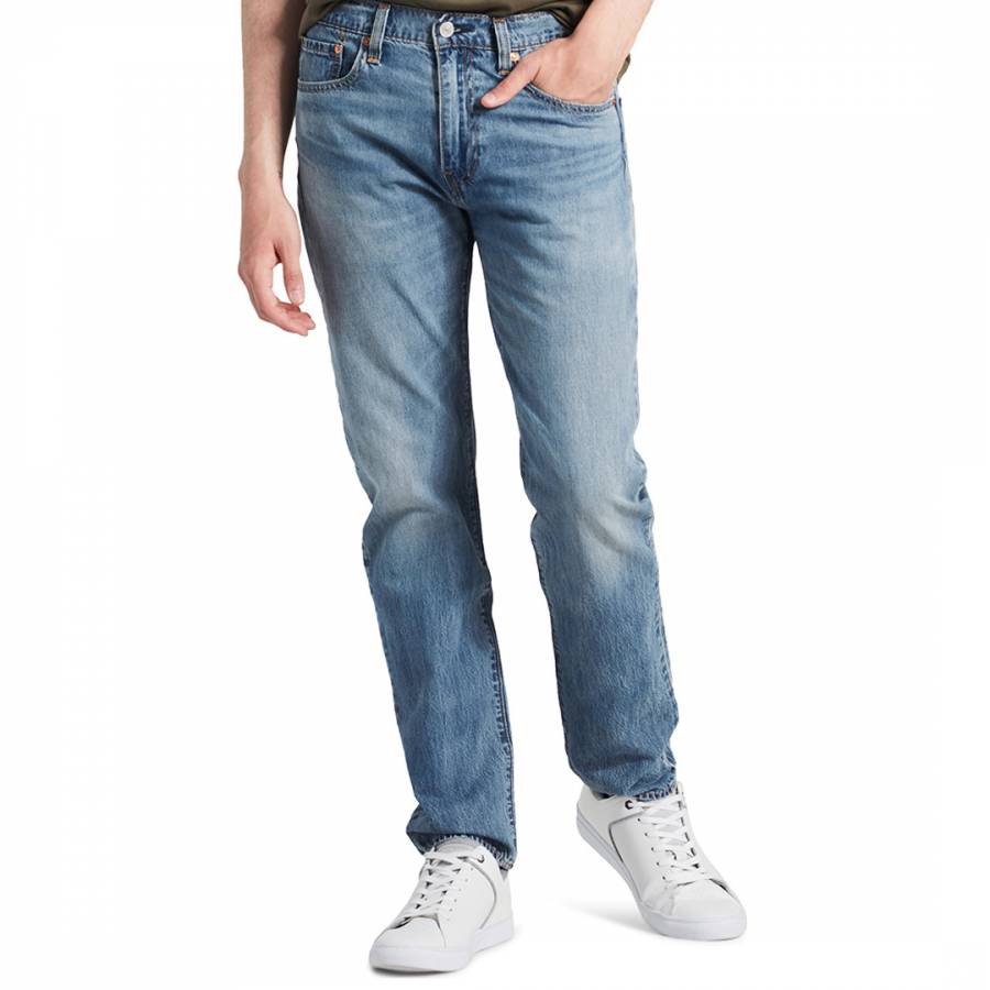 Denim Blue 502™ Taper Stretch Jeans - BrandAlley