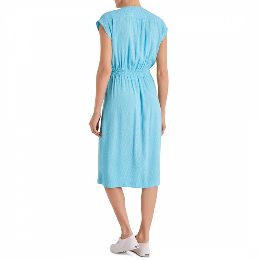 Blue Wrap Java Dress - BrandAlley