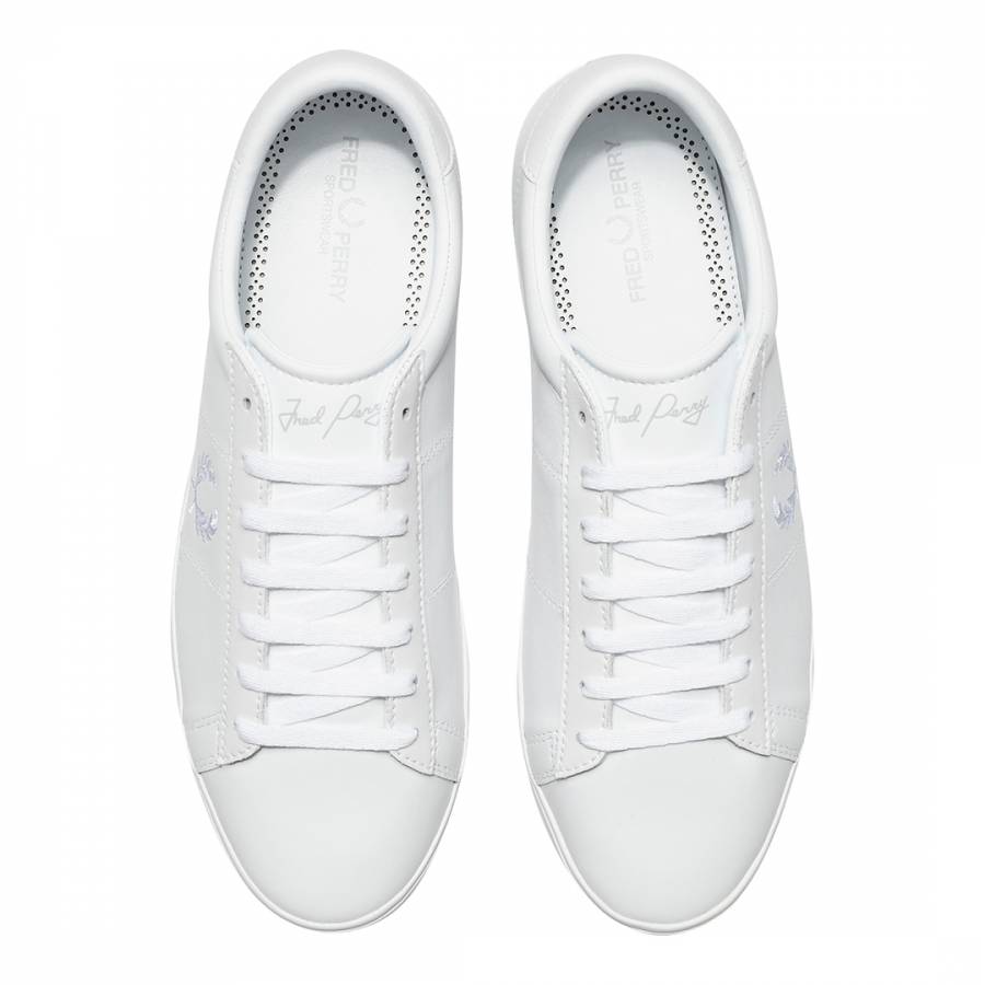White Leather Spencer Sneakers - BrandAlley