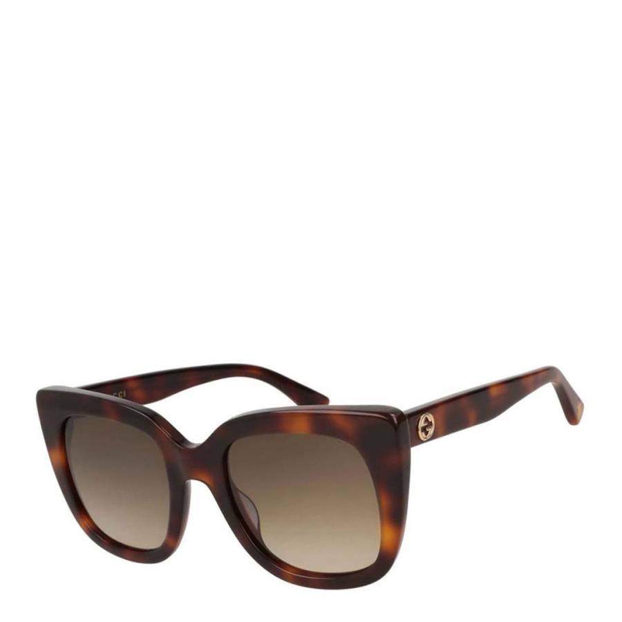 Women's Brown Gradient Gucci Sunglasses 51mm - BrandAlley