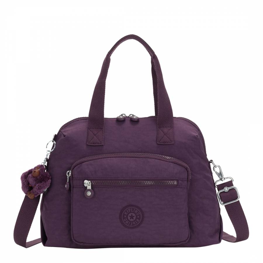 Purple Verbena Tonal Tracy Basic Shoulder Bag - BrandAlley