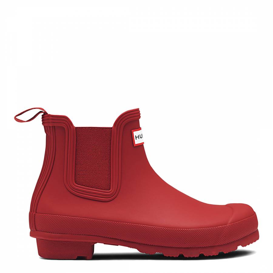 Red Original Chelsea Boots - BrandAlley