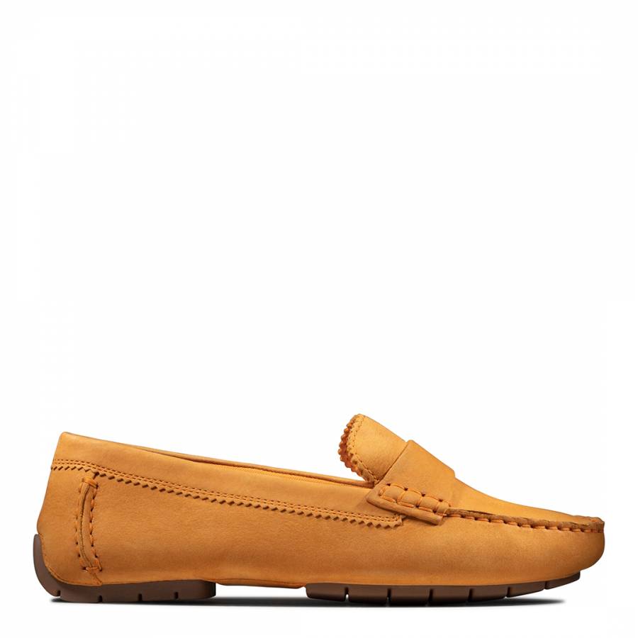 Yellow Suede CC Moccasin Shoes - BrandAlley