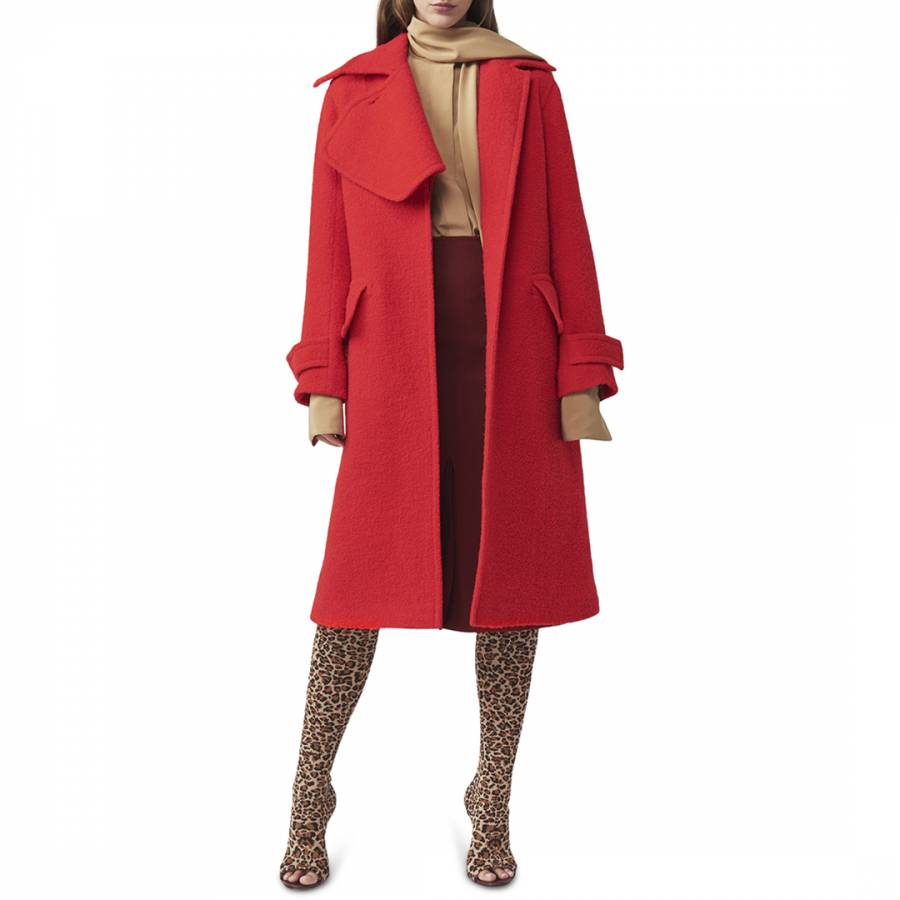 Candy Flared Wool Coat - BrandAlley