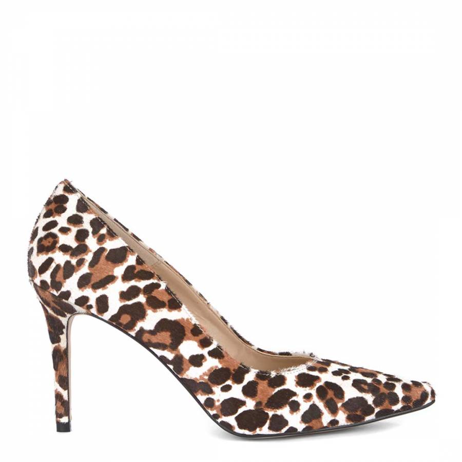 Leopard Sarah Print Court Shoes - BrandAlley