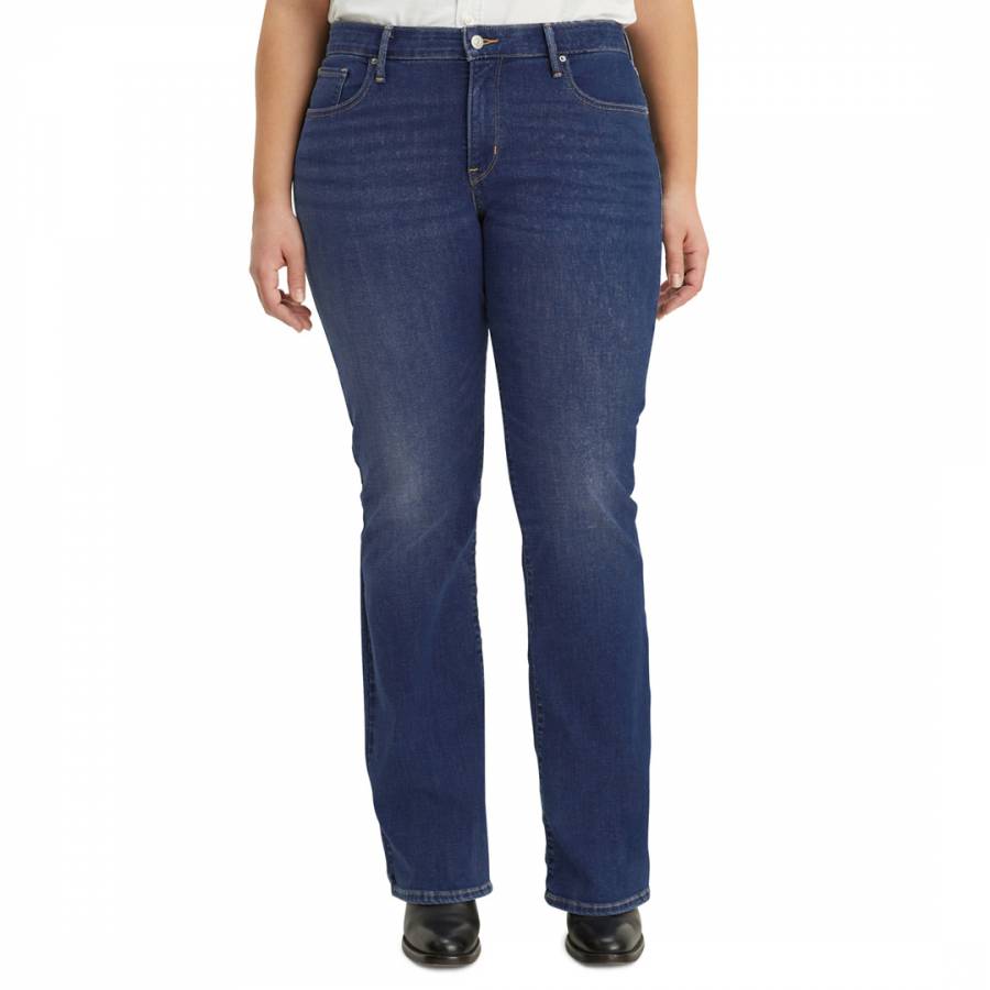 Indigo 315™ Shaping Plus Size Bootcut Stretch Jeans - BrandAlley