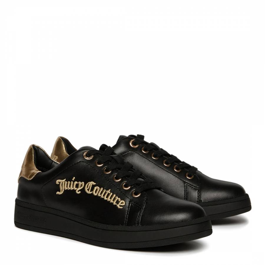 Black/Gold B4JJ206001 Sneakers - BrandAlley