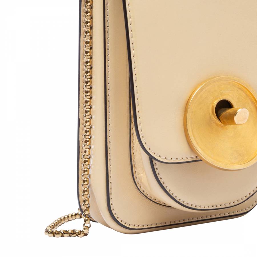 Vanilla Leather Shoulder Bag - BrandAlley