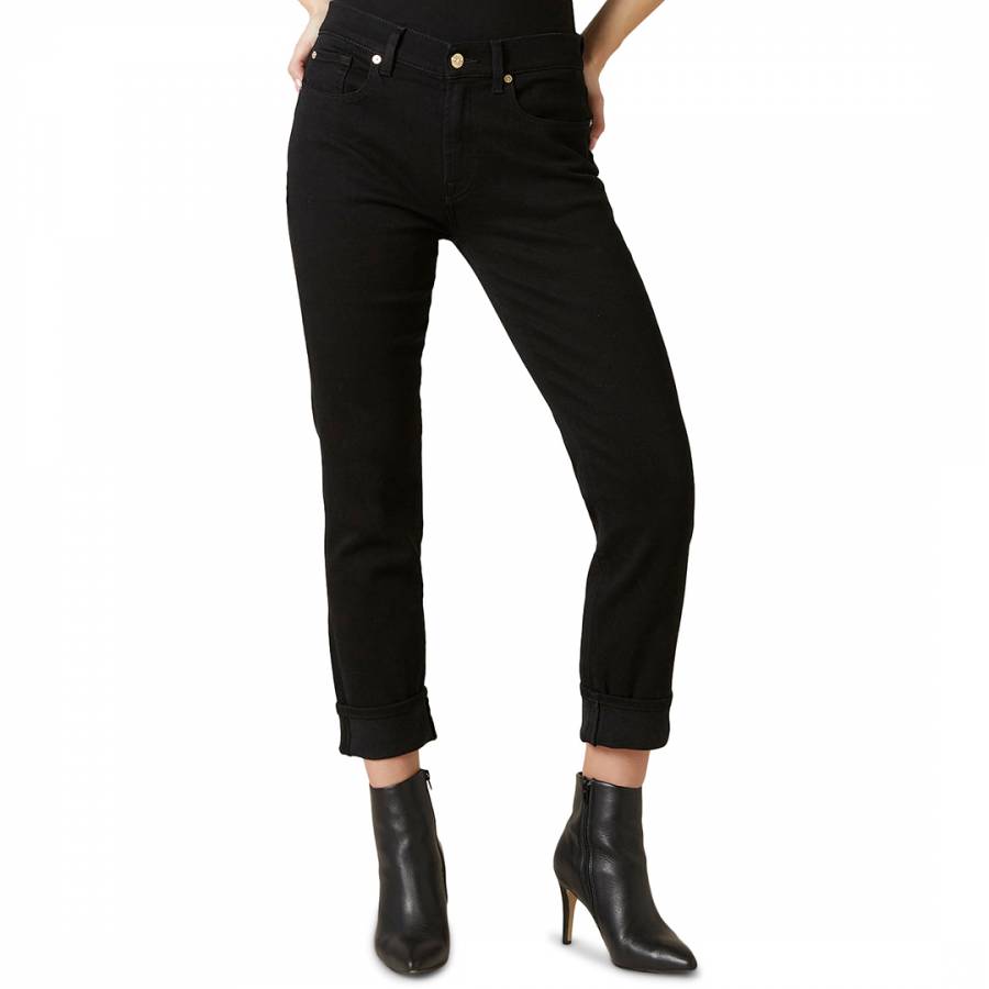 Black Illusion Relaxed Skinny Jeans - BrandAlley