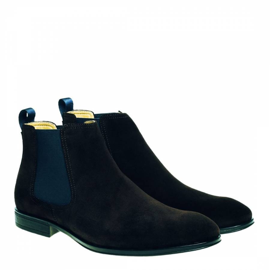 Black Ford Suede Boots - BrandAlley