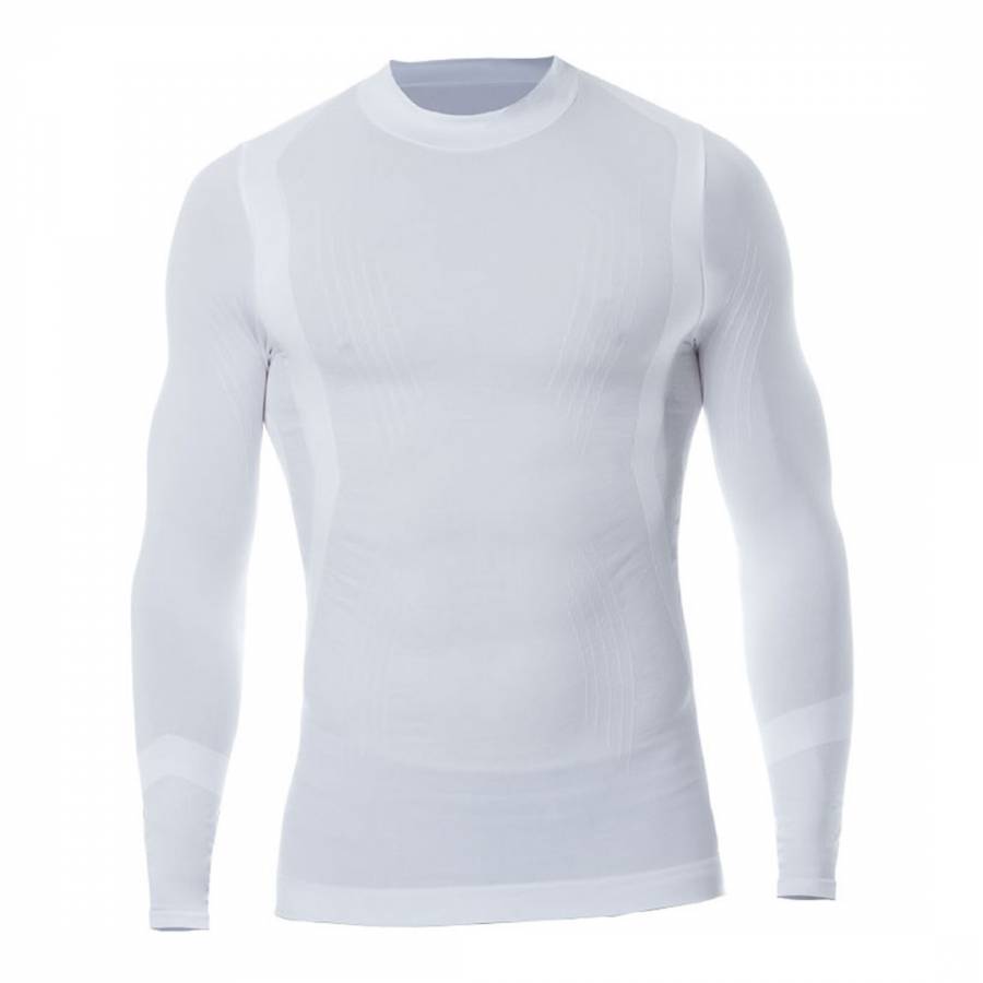 White Long Sleeved Thermal Top - BrandAlley
