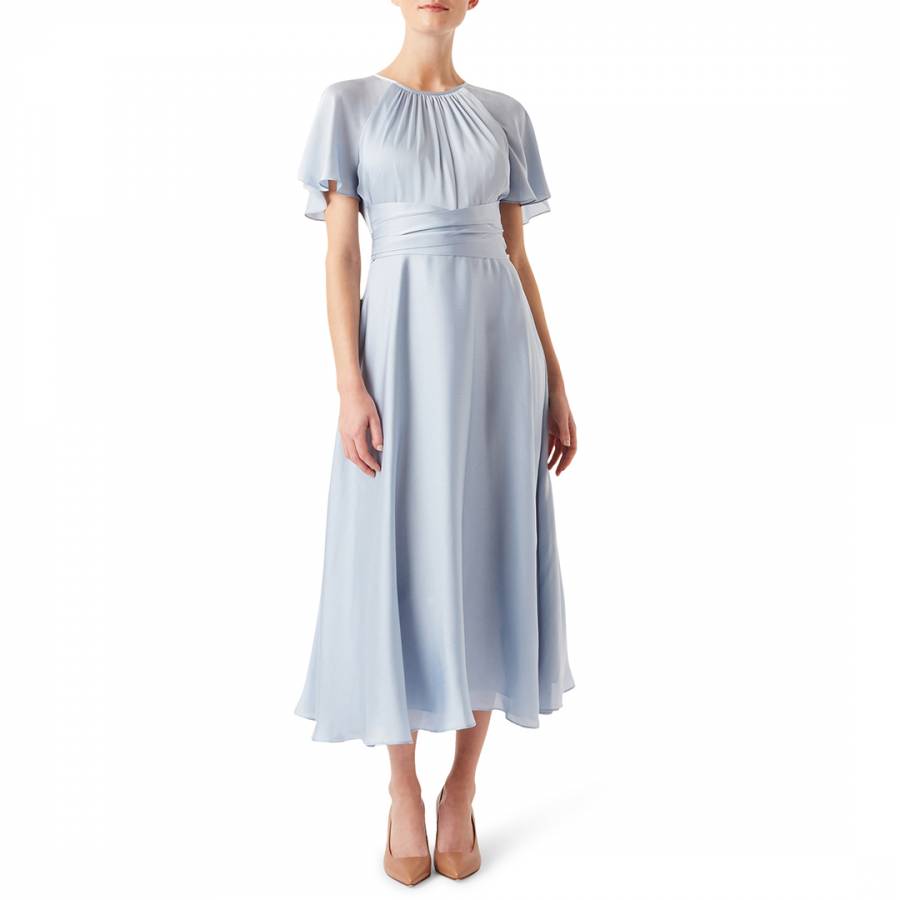 Pale Blue Mira Dress - BrandAlley