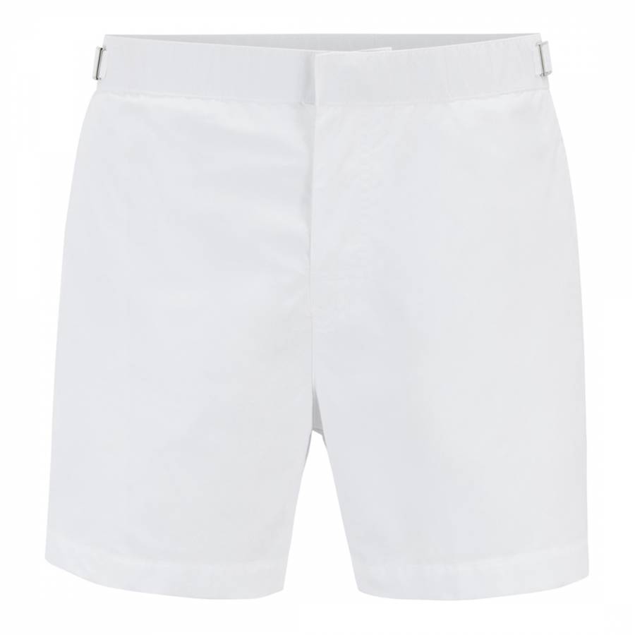 White Swim Shorts - BrandAlley