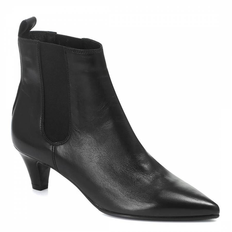 Black Smart Ankle Boots - BrandAlley