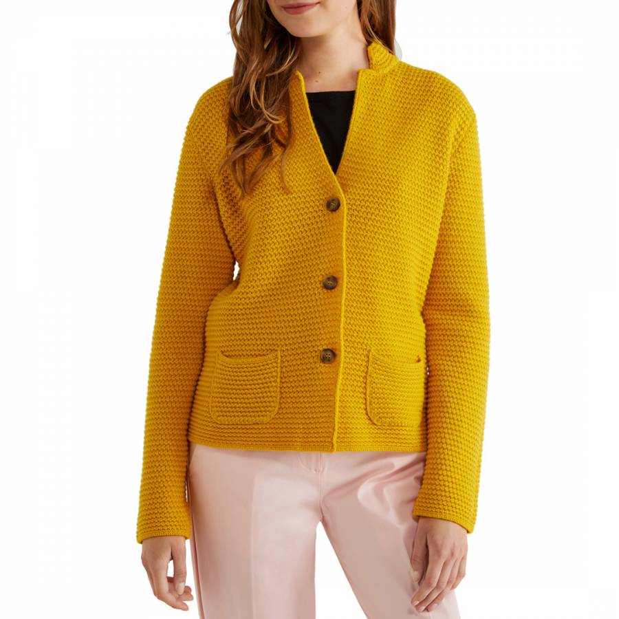 Yellow Wool Blend Jacket - BrandAlley