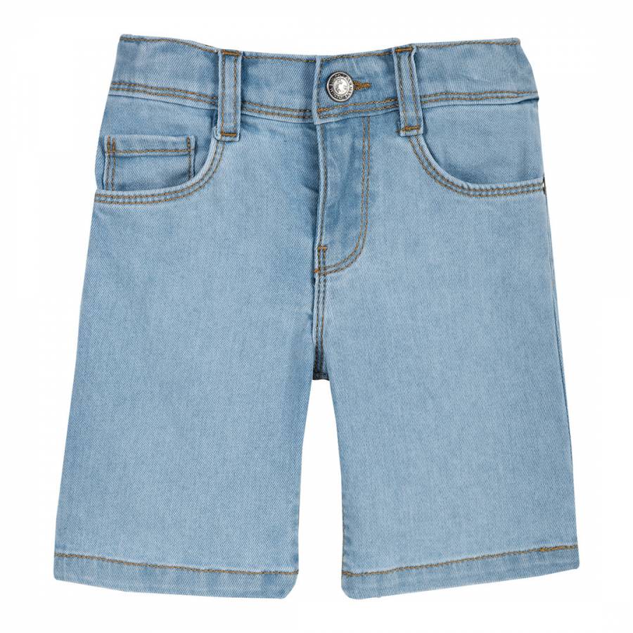 Blue Cotton Shorts - BrandAlley