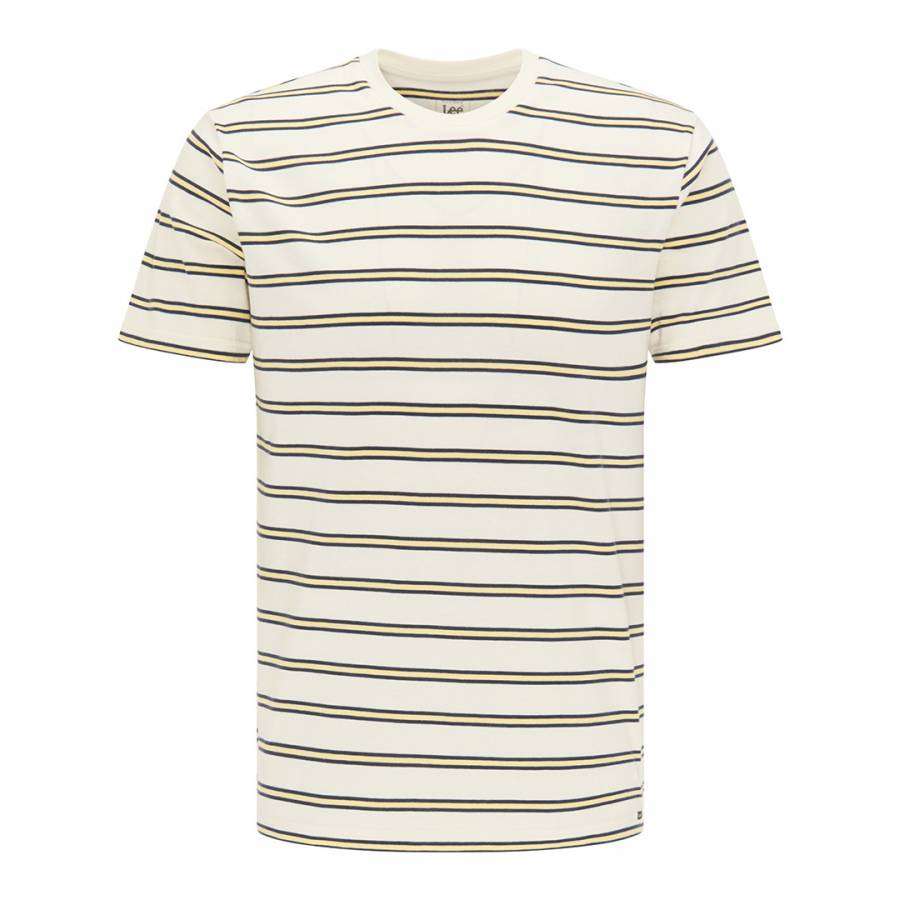 Yellow Stripe Cotton T-Shirt - BrandAlley
