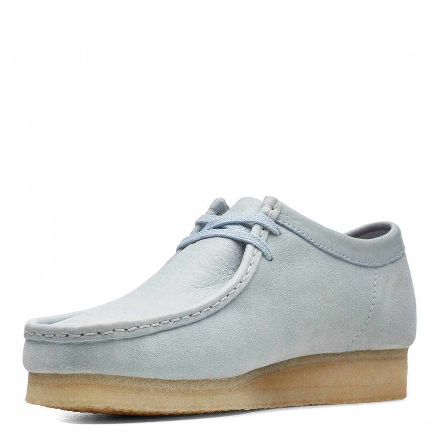Light Blue Wallabee Moccasin Shoes - BrandAlley