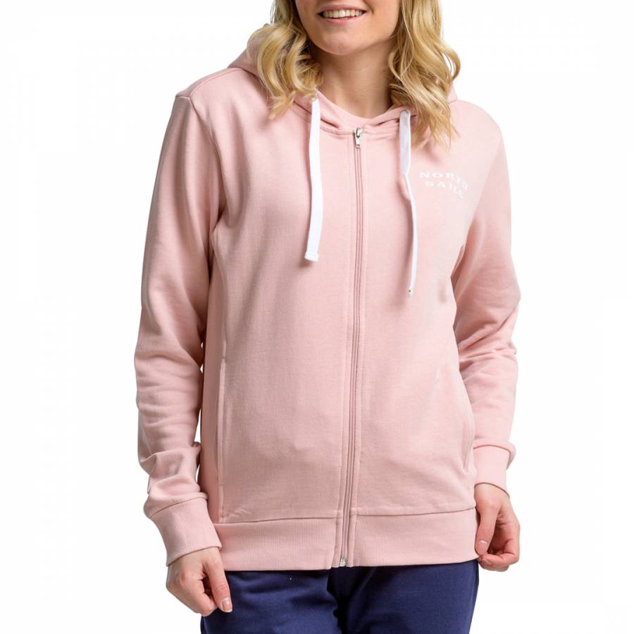Pink Hooded Cotton Sweatshirt - BrandAlley